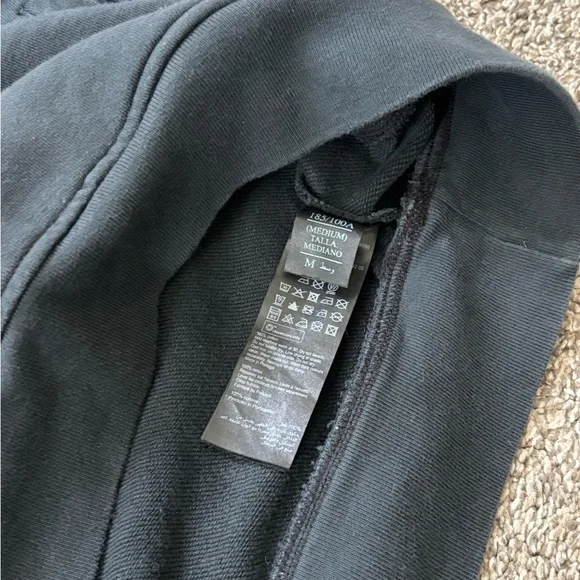 All Saints Hoodie Mens Shredder Hoodie Black Skater Size Medium Sleeveless EUC - Picture 6 of 6